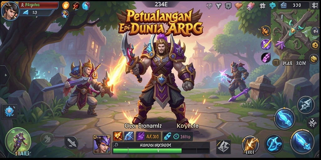 Tampilan menakjubkan dari gameplay ARPG yang mendebarkan.