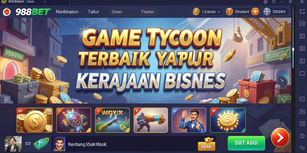 Screenshot 988BET menampilkan gameplay Tycoon yang menarik dan dinamis.
