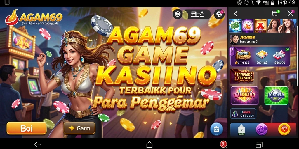 Screenshot AGAM69 menunjukkan gameplay Kasino yang mendebarkan.