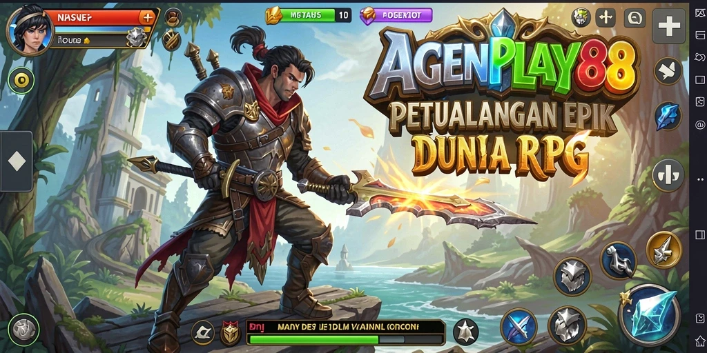 Tampilan gameplay seru dalam AGENPLAY88 dengan aksi RPG yang menarik.