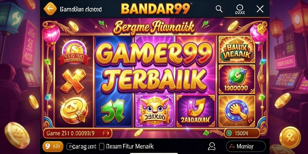 Screenshot dari gameplay BANDAR99 yang menampilkan aksi menarik permainan Slot.