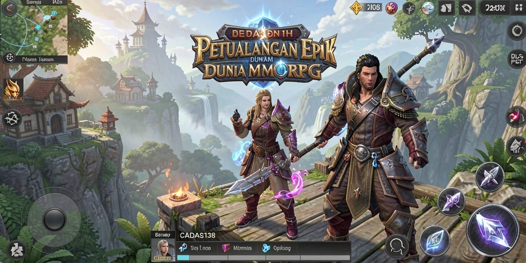 Tangkapan layar dari gameplay seru CADAS138 dalam dunia MMORPG.