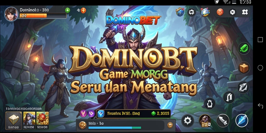 Gameplay seru dari DOMINOBET yang menampilkan pertarungan epik.