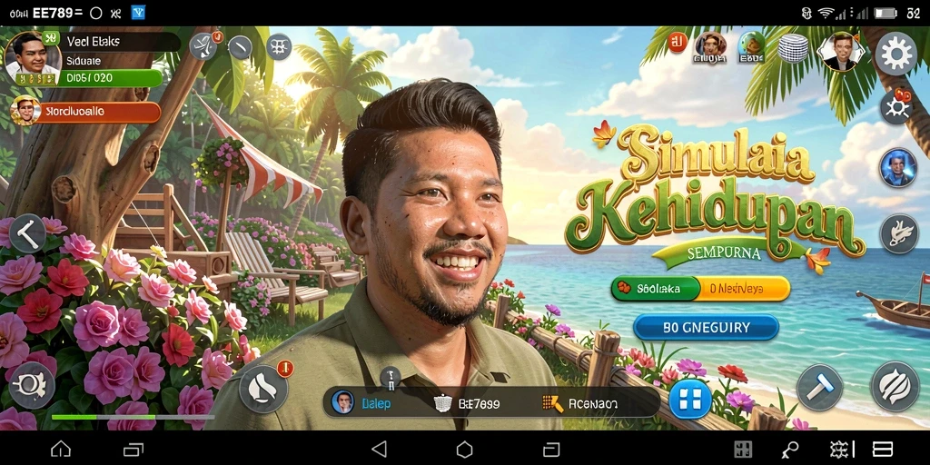 Tampilan screenshot EE789 yang menampilkan gameplay menarik dari simulasi kehidupan.