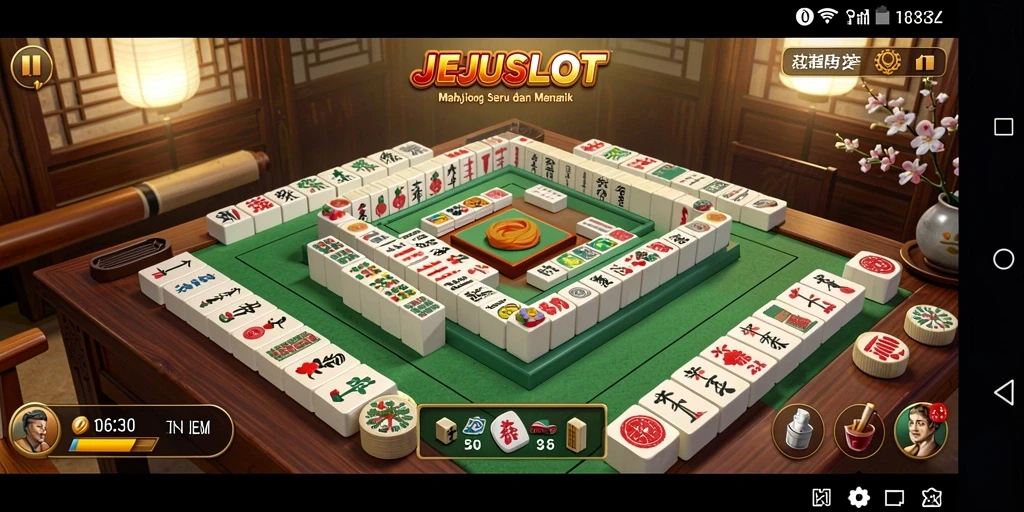 Gameplay seru Mahjong di JEJUSLOT yang memukau.