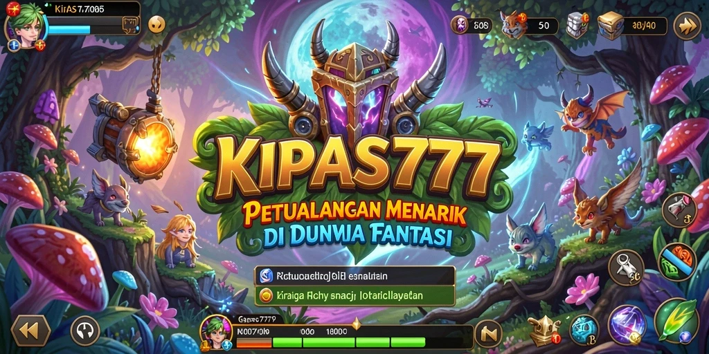 Tangkapan layar gameplay KIPAS777 yang menampilkan misi petualangan yang seru.