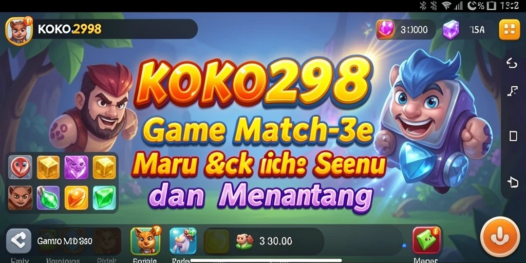 Tampilan gameplay KOKO288 yang penuh warna dan menarik.
