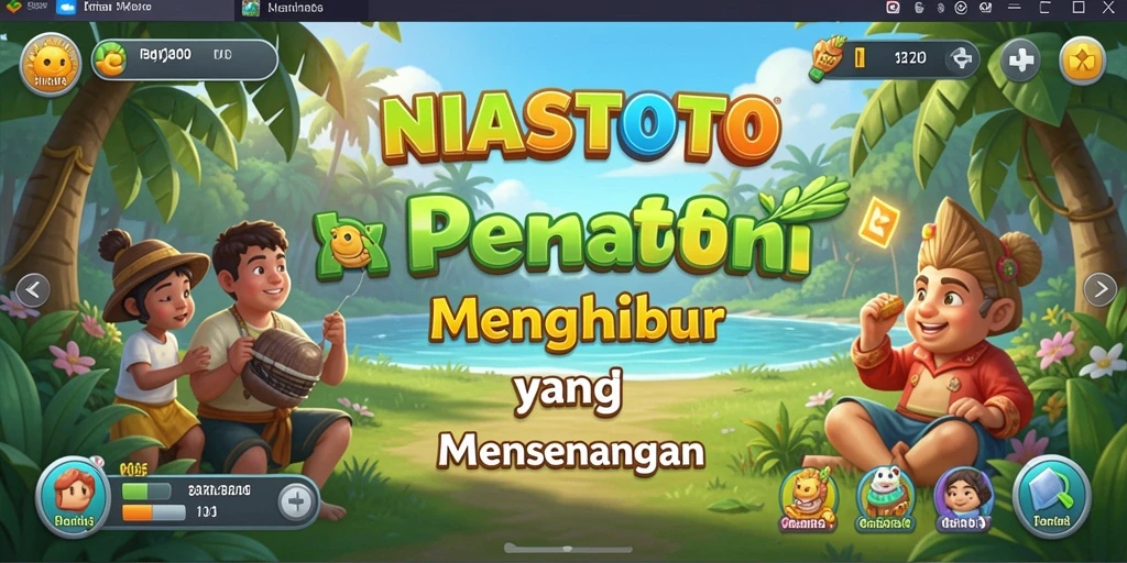 Tampilan gameplay NIASTOTO yang menyenangkan dan penuh warna.