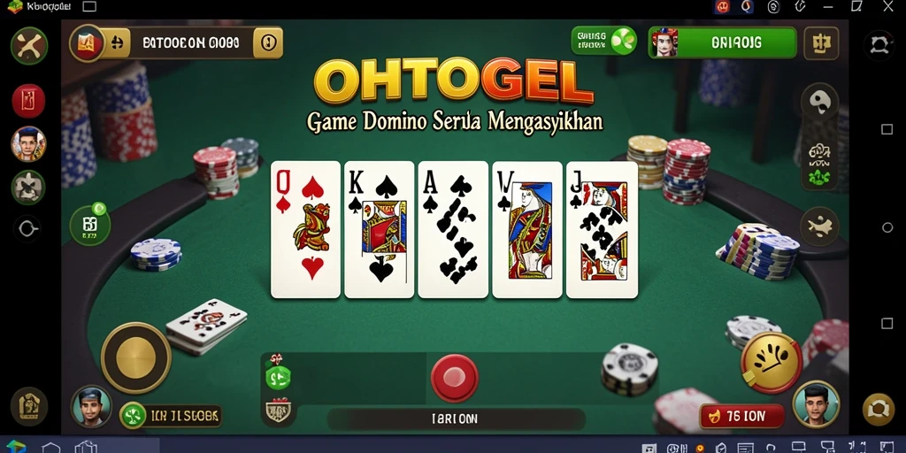 Tampilan menarik gameplay Domino di OHTOGEL.