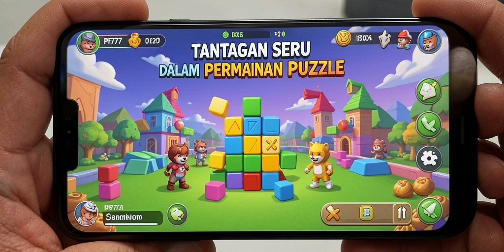 Screenshot menunjukkan gameplay menantang dalam PF777.