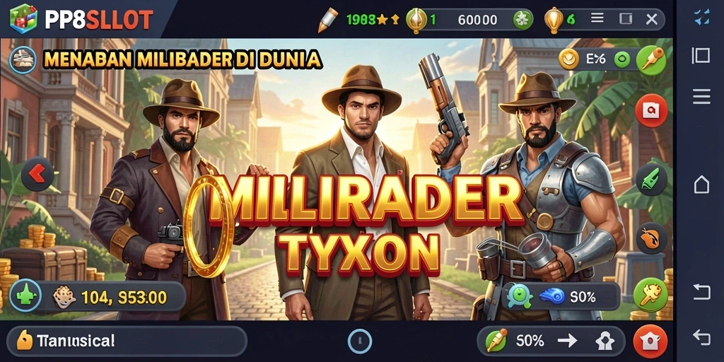 Tampilan gameplay PP8SLOT yang memikat dalam dunia Tycoon.