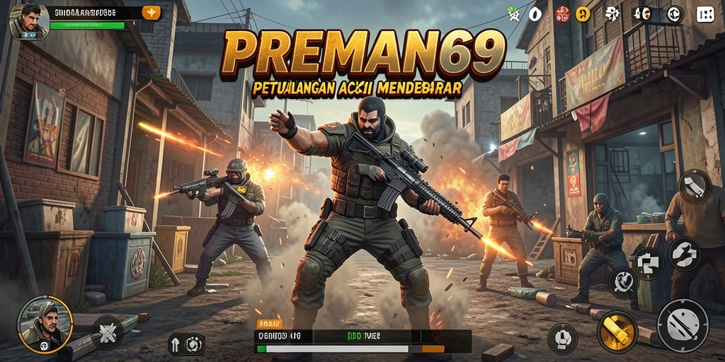 Gameplay PREMAN69 yang penuh aksi dan tantangan seru.