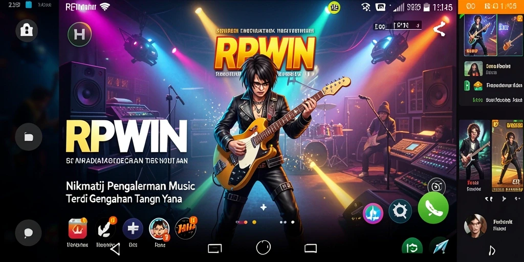 Tampilan gameplay <strong>RPWIN</strong> yang dinamis dan penuh warna.
