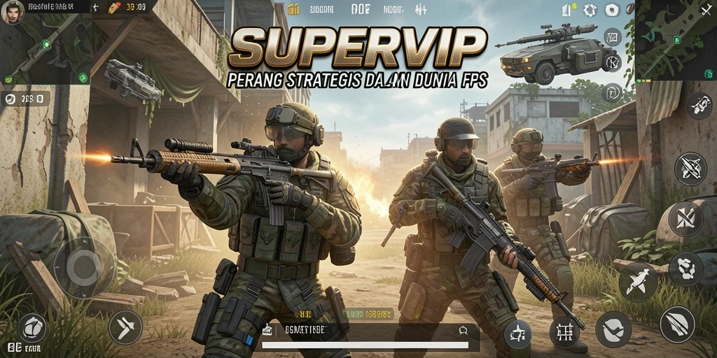 Tampilkan aksi mendebarkan di medan perang FPS.