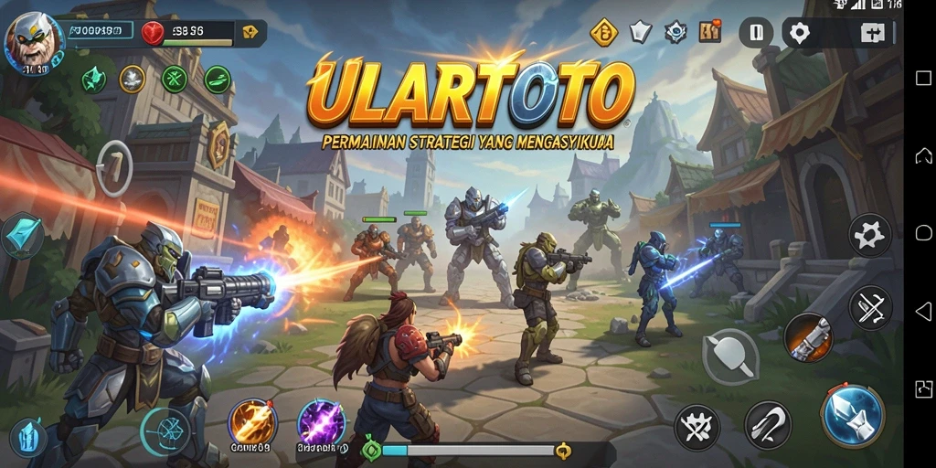 Tampilan permainan SLG yang seru di ULARTOTO.