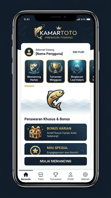 Fitur kategori aplikasi yang lengkap di dalam kamartoto.